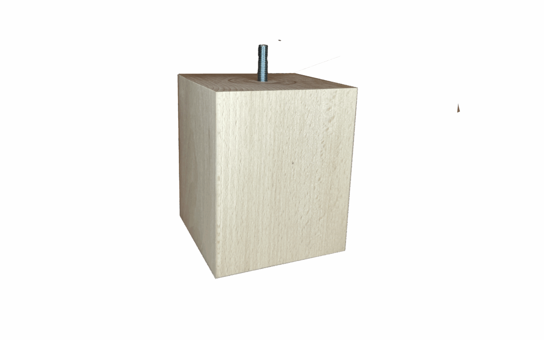Blokpoot naturel