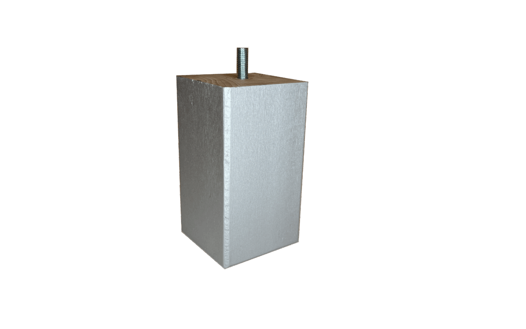 Poot aluminium vierkant